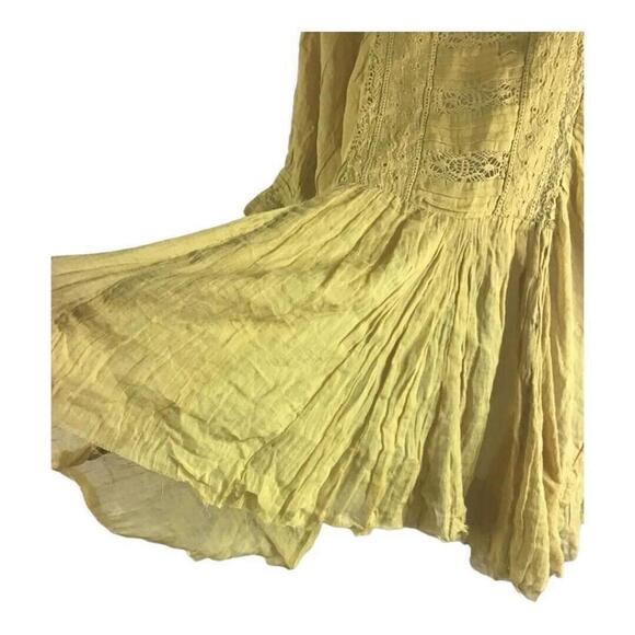 Free People Yellow Blouse - Picture 6 of 14